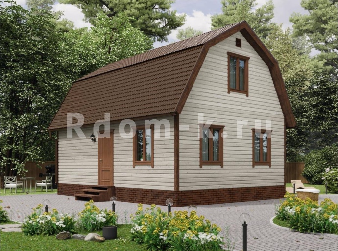 Дачный дом «Кедр» ЛК 6х8